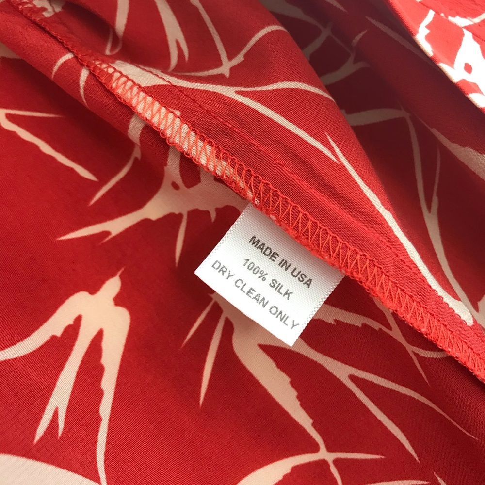 Red kimono outer - Picture 3 of 4